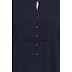 Casual abaya- Navy Blue with Maroon stripes Casual abaya- Navy Blue with Maroon stripes
